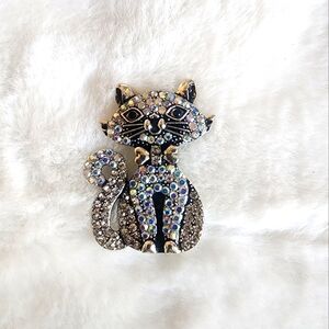 🔥SILVER "CAT" BROOCH🔥
